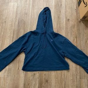 nike cropped Hoodie